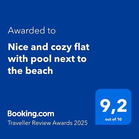 Nice And Cozy Flat With Pool Next To The Beach El Albir Exterior foto